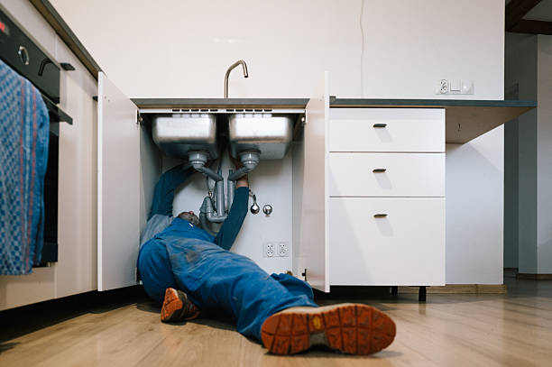 Professional Emergency Plumber technician working in Upper Black Eddy, PA